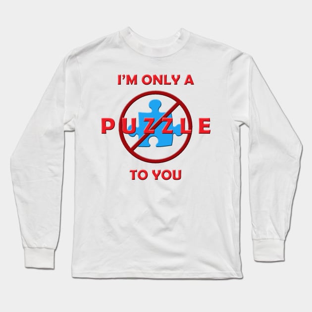 Only a Puzzle to You (3D) Long Sleeve T-Shirt by Firestorm Fox